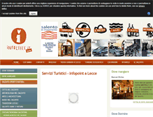 Tablet Screenshot of infolecce.it